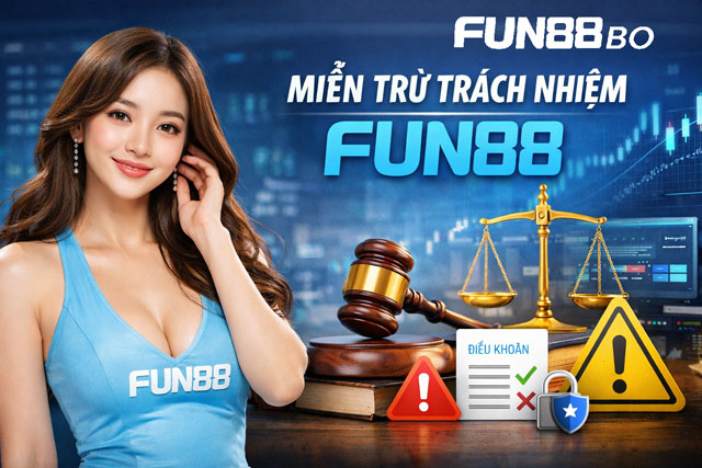 Các trường hợp miễn trừ trách nhiệm Fun88 cần biết