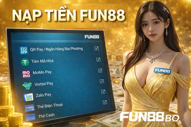 Hướng dẫn các cách nạp tiền Fun88 an toàn, tiện lợi
