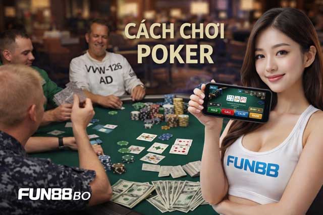 Hướng dẫn cách chơi Poker chuẩn